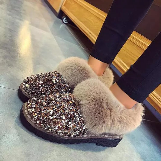 Winter Warm Snow Glitter Boots