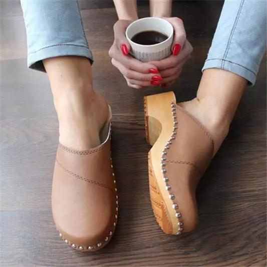 Women Swedish clogs Sandals