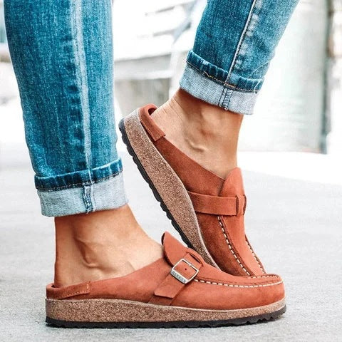 Casual Style Slip-on Flats