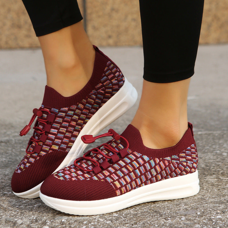 Breathable Weaving Running Sneakers