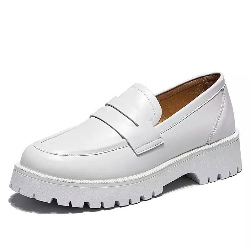 Casual British Style Platform Loafers