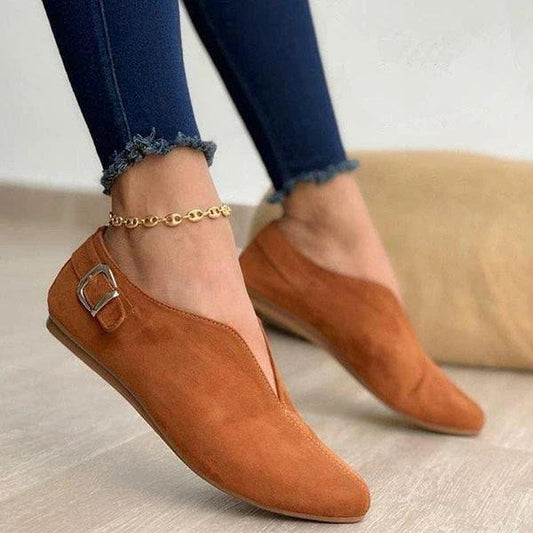 Casual Suede Flat Shoes